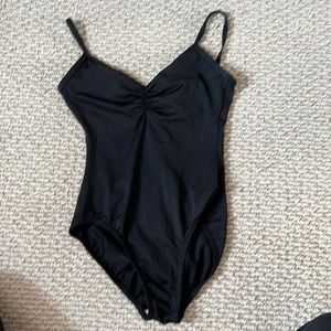 Black Pinch Leotard
